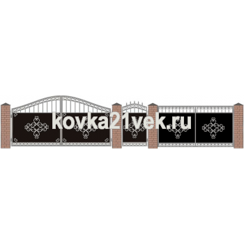 Кованые заборы (Артикул: kz 036)